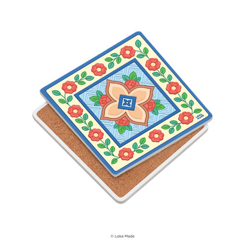 Loka Made TMC-PR-003 Coaster:Morning Bloom