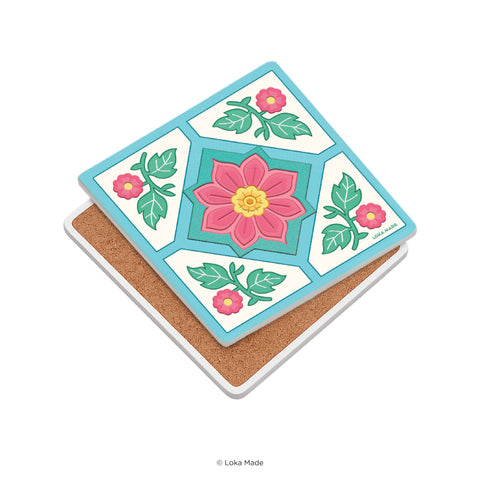 Loka Made TMC-PR-004 Coaster:Petals of Harmony