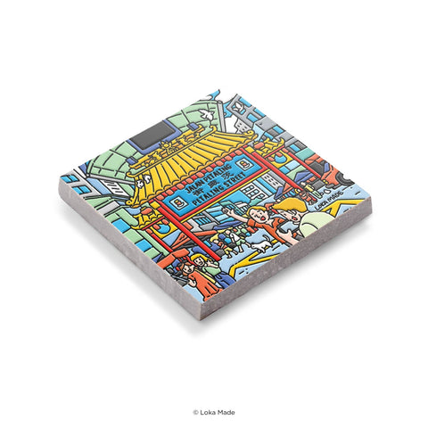 Ceramic Magnet: Petaling street, Malaysia