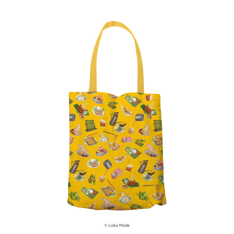 Tote Bag TT05 Food Paradise: Makanan