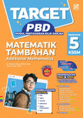 Target PBD KSSM 2025  Matematik Tambahan Tingkatan 5 - MPHOnline.com