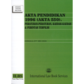 Akta Pendidikan 1996 (Akta 550) - Hingga 25/5/2026 - MPHOnline.com