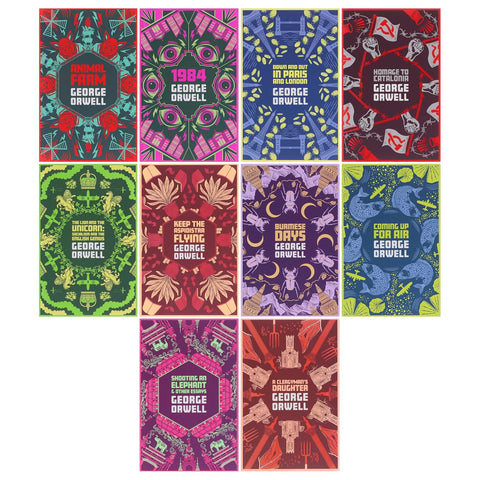 The Complete George Orwell Collection - 10 Books Set - MPHOnline.com