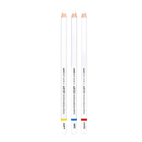 UNICORN Stationery - Artist White Charcoal Artist Pencil (UCP-3WX)