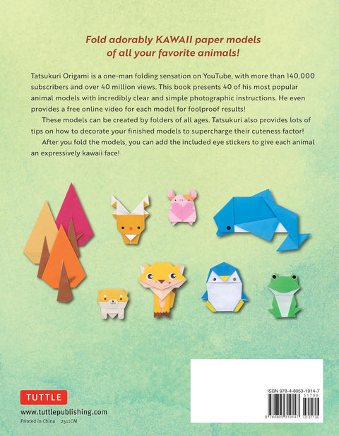 Unbelievably Cute Origami: Kawaii Models with Photo & Video Instructions - MPHOnline.com