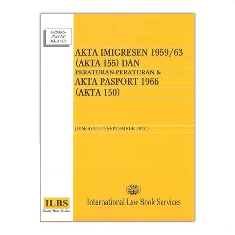 Akta Imigresen 1959/63 (Akta 155) & Akta Pasport 1966 (Akta - MPHOnline.com