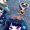 Watercolor Shaking Keychain Swimming in your Mind - MPHOnline.com