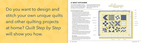 Quilt Step by Step: Patchwork and Appliqué, Techniques, Designs, and Projects - MPHOnline.com