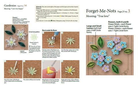 Beginner's Guide to Quilling Paper Flowers : Beautiful Japanese-Style Paper Art - MPHOnline.com