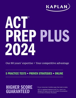 Kaplan ACT Prep Plus 2024 - MPHOnline.com