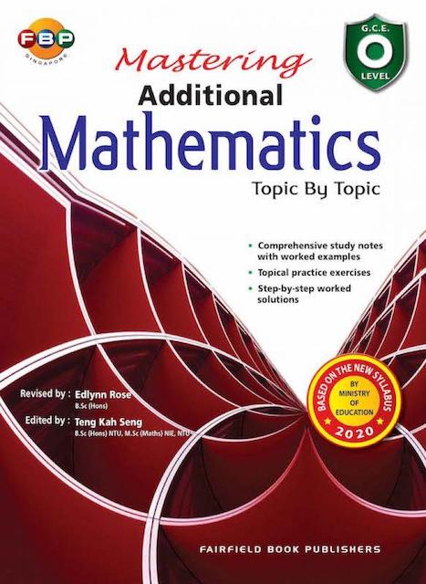Mastering Additional Maths Topic by Topic New Edition – MPHOnline.com