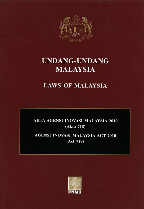 Akta Agensi Inovasi Malaysia 2010 (Akta 718) - MPHOnline.com