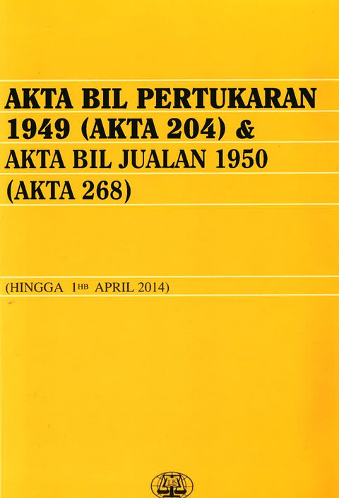 Akta Bil Pertukaran 1949 & Bil Jualan 1950 (Akta 268) - MPHOnline.com