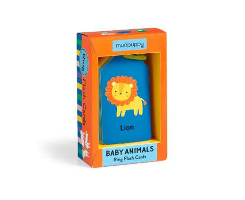 Baby Animals Ring Flash Cards - MPHOnline.com