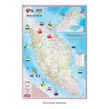 Malaysia Road Map & Highway Guide (Laminated) - MPHOnline.com