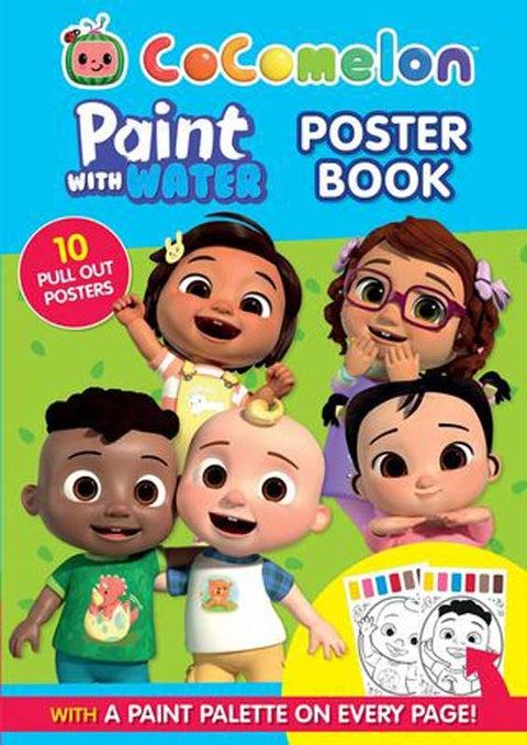 Cocomelon Paint with Water Poster Book - MPHOnline.com