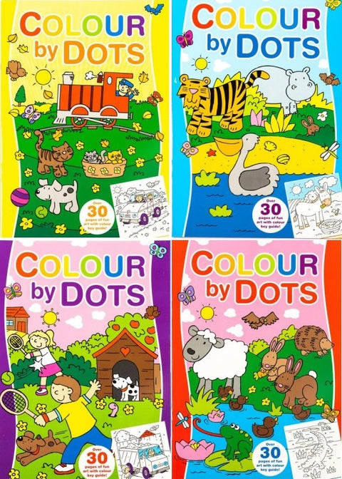 Colour by Dots Activity Books - MPHOnline.com