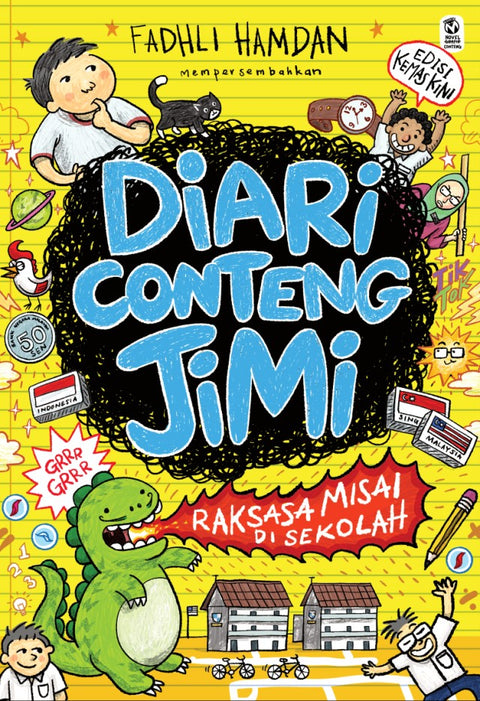 Diari Conteng Jimi #1: Raksasa Misai Di Sekolah (Edisi Kemas Kini)