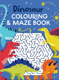 Dinosaur Colouring & Maze Book - MPHOnline.com