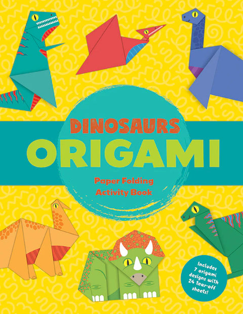 Dinosaurs Origami Paper Folding Activity Book (with tear-off origami sheets) - MPHOnline.com