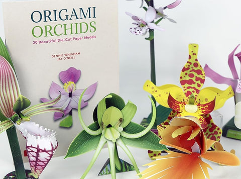 Origami Orchids Kit t: 20 Beautiful Die-Cut Paper Models - MPHOnline.com