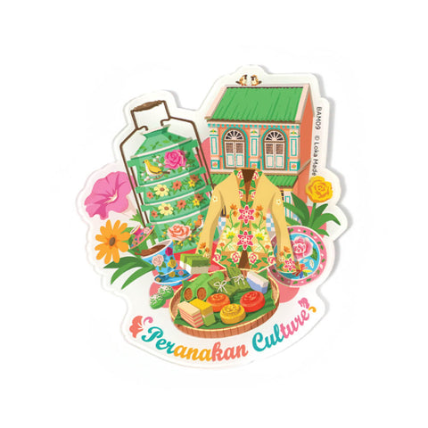 Fridge Magnet BAM09 Peranakan Patterns