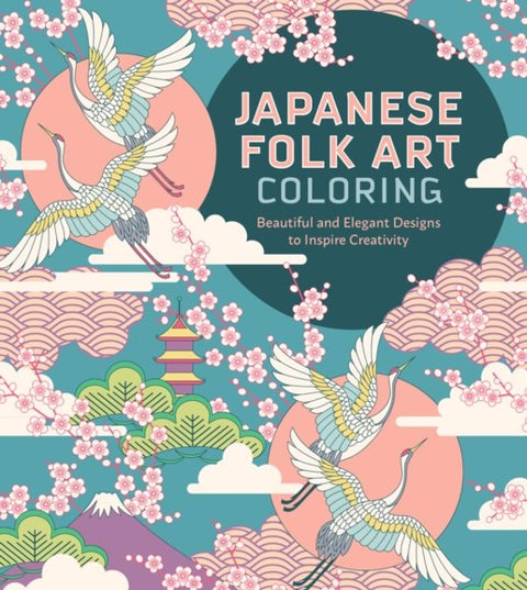 Japanese Folk Art Colouring Book - MPHOnline.com