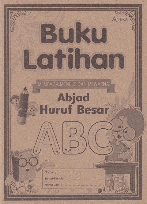 Buku Latihan Abjad Huruf Besar Abc (9789674648305) - MPHOnline.com