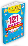 Genius Masterminds 121 Brain Teaser Colouring & Activities - MPHOnline.com