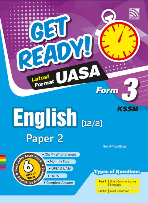 Get Ready! UASA (2024) English Form 3 (Paper 2) - MPHOnline.com