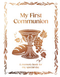 Memory Book: My First Communion (A5 Hardcover with Journal Pages, Prayers & Photo Pages) - MPHOnline.com