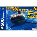 Great White (500-piece Jigsaw Puzzle & Fact Book) - MPHOnline.com