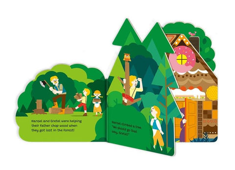 A look inside Fairy Tale Shape Books: Hansel and Gretel (9788000071046) - MPHOnline.com