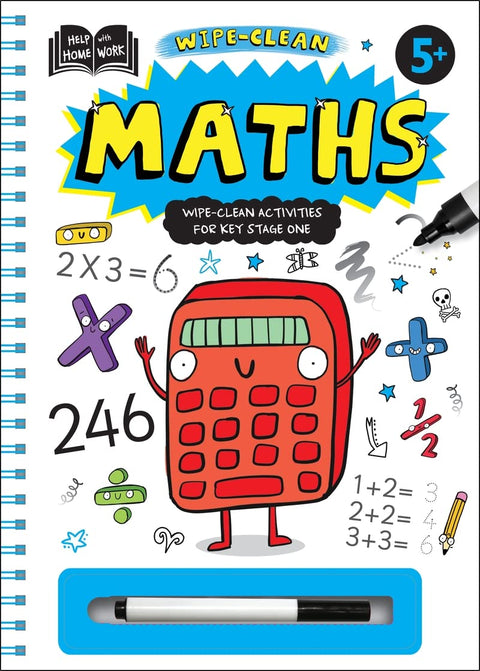 HWH Spiral Wipe-clean - Help with Homework: 5+ Maths - MPHOnline.com