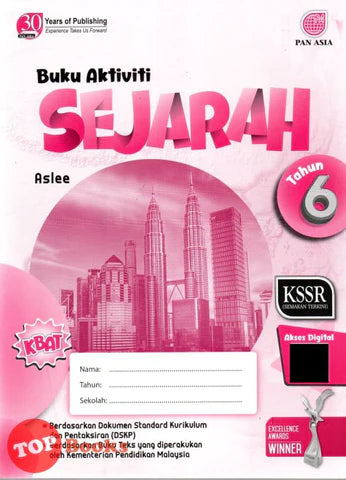 Buku Aktiviti Sejarah Tahun 6 (KSSR Semakan) - MPHOnline.com