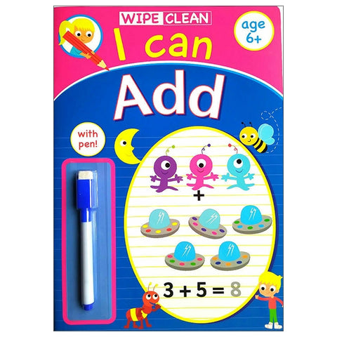 Wipe Clean 6+ I Can Add - MPHOnline.com