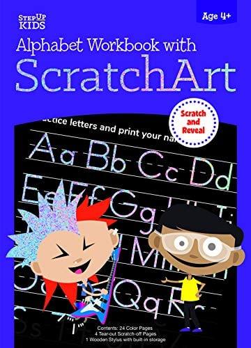 Alphabet Workbook With ScratchArt (Step Up Kids) - MPHOnline.com