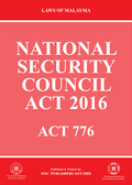 NATIONAL SECURITY COUNCIL ACT2016 (ACT 776) - MPHOnline.com