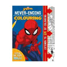 Marvel Spider-Man Never Ending Colouring (6-Metre Long Wall Colouring Wall Art) - MPHOnline.com