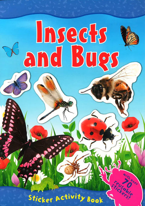 Amazing World: Insects and Bugs Sticker Activity Book - MPHOnline.com