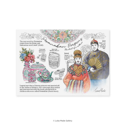 Postcard MSP155 Lokapedia: Peranakan Culture