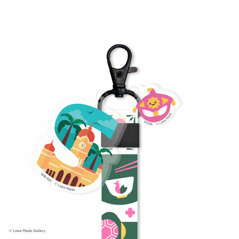 Lanyard LYS09 Nyonya Blossom Strap