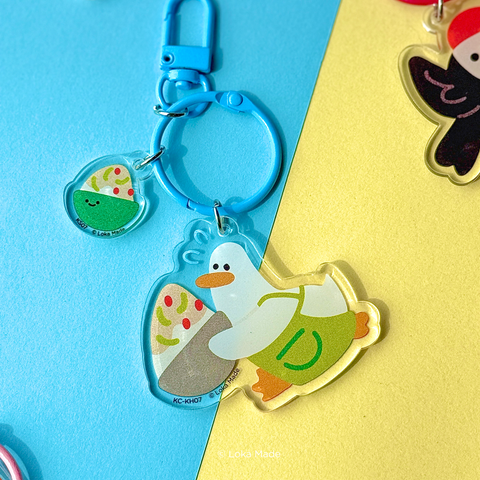 KC-KH07 Keyring Kawan-Haiwan: Duck