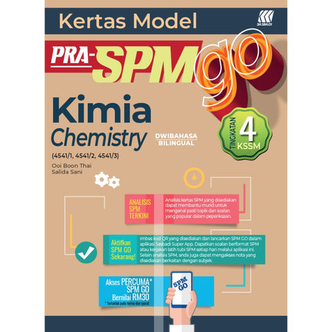 Kertas Model Pra-SPM GO Kimia (Bilingual) Tingkatan 4 '24 - MPHOnline.com