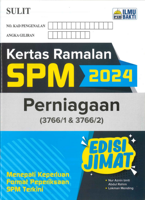 Kertas Ramalan SPM Perniagaan '24