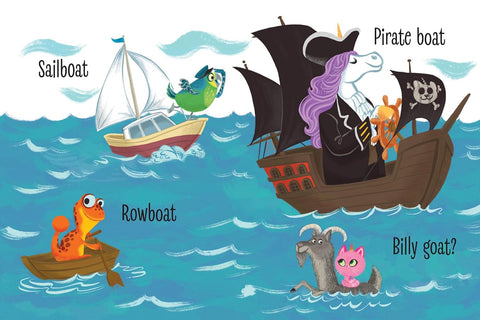 A look inside Things That Go (A Kitty-Corn Club Book) by Shannon Hale & LeUyen Pham - MPHOnline.com