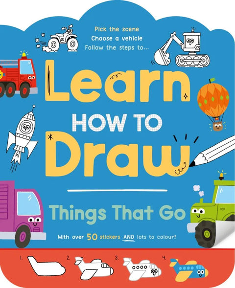 Flip and Draw - Learn How to Draw: Things That Go - MPHOnline.com