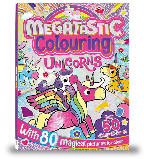 Megatastic Colouring: Unicorns - MPHOnline.com