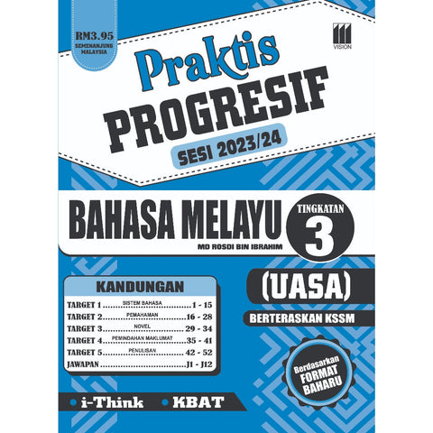 Praktis Progresif  Sesi 2023/24 KSSM Bahasa Melayu Tingkatan 3 - MPHOnline.com