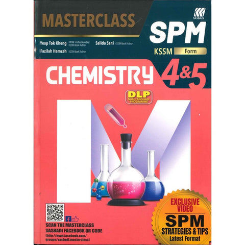 Masterclass SPM KSSM Forms 4 & 5 Chemistry  (EDISI 2022) - MPHOnline.com